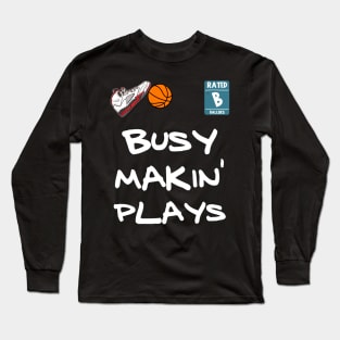 Point Guards Gametime Tee (Busy Makin' Plays) Long Sleeve T-Shirt